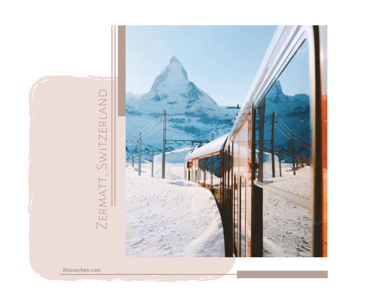【瑞士就該這樣玩】｜瑞士阿爾卑斯山下－策馬特Zermatt，馬特洪峰Matterhorn、金三角巧克力